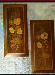 💕Pair of handmade Antique decorative